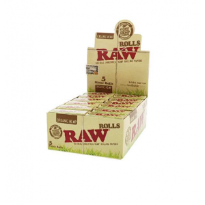 RAW Organic KS Rolls Paper 5m - 24 τεμάχια