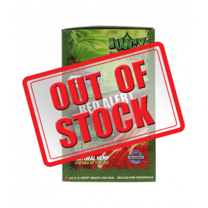 Juicy Jay's Hempwraps Red Alert, Strawberry Fields 25pck 2L