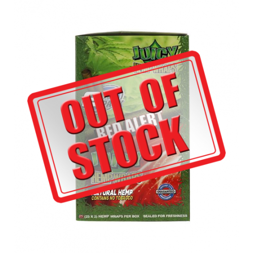 Buy Juicy Jay's Hempwraps Red Alert, Strawberry Fields 25pck 2L