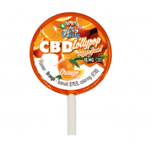 CBD Lolly's Orange 10mg - 6 stuks
