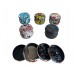 Buy Aluminium Drum shape Grinder 63mm Mixed Design 4 parts