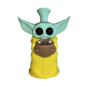 Alien Bong Silicona - Amarillo Alien Bong Silicona - Amarillo