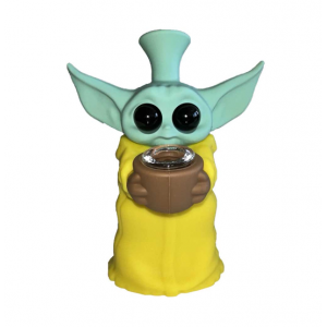 Alien Bong Silicone - Jaune