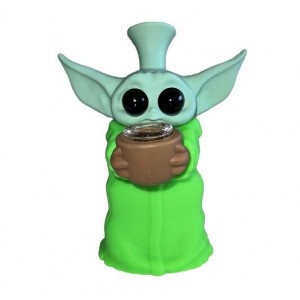 Alien Bong Silicona - Verde Alien Bong Silicona - Verde