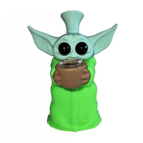 Megveszem Alien Bong szilikon - Zöld Megveszem Alien Bong szilikon - Zöld