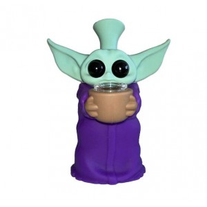 Alien Bong Silicona - Morado Alien Bong Silicona - Morado