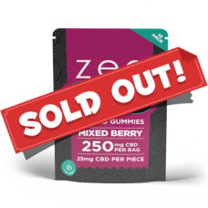ZenCBD Mixed Berry Gummies - 250mg Per Bag
