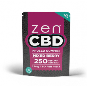 ZenCBD Mixed Berry Gummies - 250 mg na torebkę ZenCBD Mixed Berry Gummies - 250 mg na torebkę