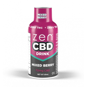 ZenCBD Drink Mixed Berry - 70mg CBD - 60ml ZenCBD Drink Mixed Berry - 70mg CBD - 60ml