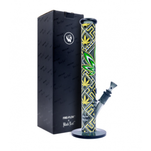 Fire-Flow x Black Leaf - Glas-Bong-Blätter #34 40cm