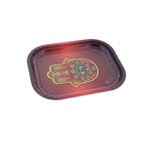 Kaufen Hamsa Metall-Rolling-Tablett, 18L/14W Kaufen Hamsa Metall-Rolling-Tablett, 18L/14W