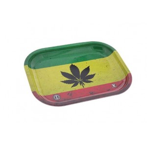 Rasta Leaf Rolling Tray 18L Rasta Leaf Rolling Tray 18L