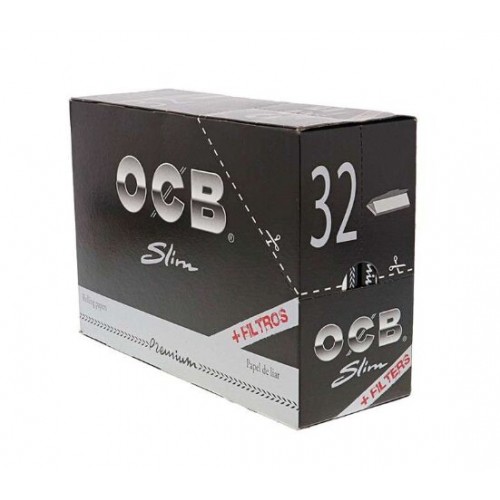 Acheter OCB Noir Slim et tips - 32 unités Acheter OCB Noir Slim et tips - 32 unités