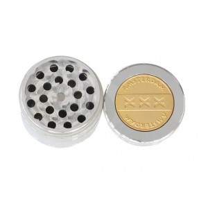 Metal grinder Amsterdam Weapon Gold 50mm 4 pts Metal grinder Amsterdam Weapon Gold 50mm 4 pts
