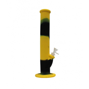Silicone Bong Yellow and Black 36cm