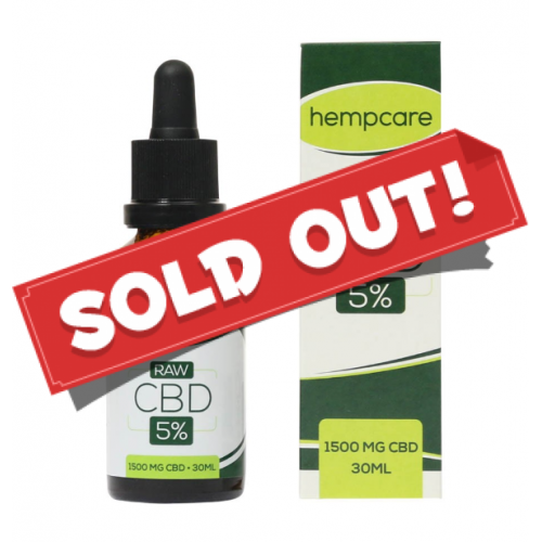 Acquista HempCare RAW 5 per cento CBD - 30 ml