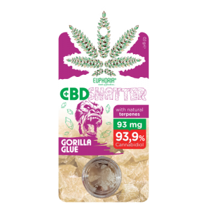 CBD Shatter Gorilla Glue z 93 mg CBD