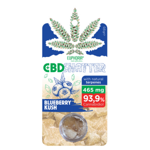 CBD Shatter Blueberry Kush with 465mg CBD