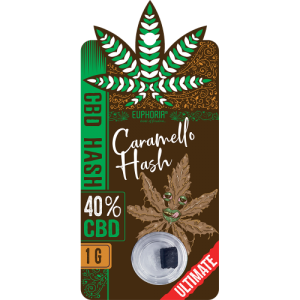 Euphoria CBD Hash 40% Caramello