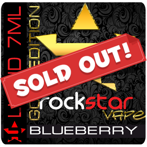 Rockstar Blueberry Gold Edition 7ml - Incenso liquido alle erbe - C liquid