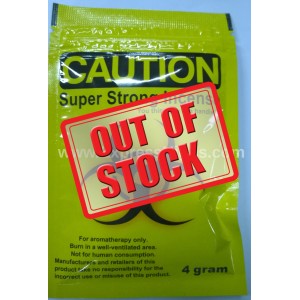 Caution Yellow Herbal Incense 4g