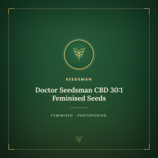 Doctor Seedsman CBD 30:1 Feminised Seeds Doctor Seedsman CBD 30:1 Feminised Seeds
