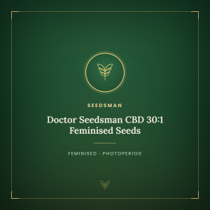Doctor Seedsman CBD 30:1 Feminised Seeds Doctor Seedsman CBD 30:1 Feminised Seeds
