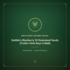 Bubble's Blueberry F4 Feminised Seeds (Trailer Park Boys Collab) Bubble's Blueberry F4 Feminised Seeds (Trailer Park Boys Collab)